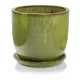  Ghiveci Polnix 20 cm x 23 x 20 cm diametru 23 cm ceramica nuante de verde