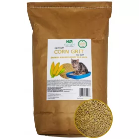    Așternut de porumb pentru pisici Granule de pelete NATURALE 16 litri PACHET XXL