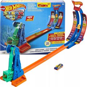  HOT WHEELS TRACK SET LANSATOR CU SCORING + masina