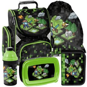  GEANT DE SCOALA Rucsac PASO MINECRAFT clasa 1-3