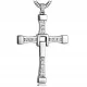  Colier CROSS VIN DIESEL TORETTO 18K SILVER STEEL