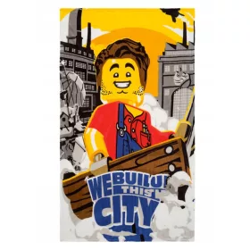    Pătură LEGO 100 x 150 cm nuanțe de galben și auriu LEGO City