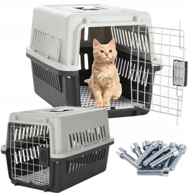   TRANSPORTER MARE PENTRU PISIC CÂINE IEPURE CUȘTIA ANIMALELOR CUȘTII PLASTIC PENIT