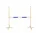  Obstacol pentru Hobby Horse, 120cm, tub 50mm, albastru
