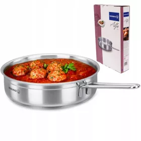  Tigaia traditionala Korkmaz Alfa, 24 cm, inox