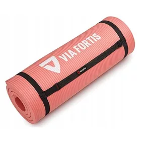    VIA FORTIS saltea fitness yoga 193 x 61 cm roz + curea de transport