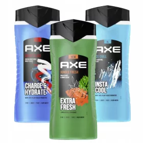    AX JUNGLE FRESH + HANGOVER + GEL DE DUȘ EPIC FRESH SET 3x 400 ml