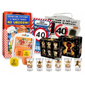    SET DEDICAT PENTRU A 40-A ANIVERSARE PENTRU UN BAT, PRIETENUL SAU, UN CADOU