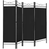 Ecran metalic negru Wideshop ART-247, 4 părți 180 × 163 cm