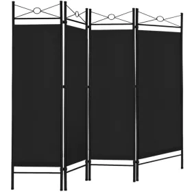   Ecran metalic negru Wideshop ART-247, 4 părți 180 × 163 cm