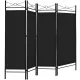 Ecran metalic negru Wideshop ART-247, 4 părți 180 × 163 cm