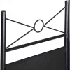 Ecran metalic negru Wideshop ART-247, 4 părți 180 × 163 cm