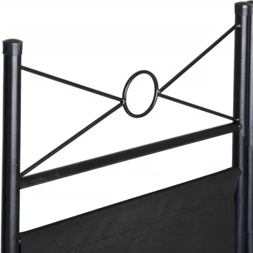 Ecran metalic negru Wideshop ART-247, 4 părți 180 × 163 cm