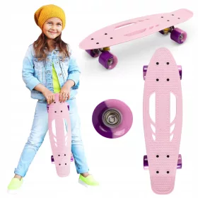  Skateboard Qkids ABEC-7 roz