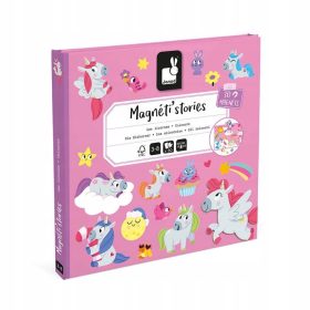  JANOD, Puzzle magnetic Unicorni Magneti'stories 3+