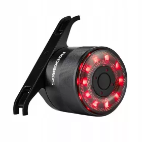   Lumină spate pentru bicicletă, Rockbros sub șa, pe tijă de șa, 7 culori, 300 mAh