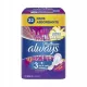  Always Platinum Night (Mărimea 3) Tampoane sanitare cu aripi, 22 buc