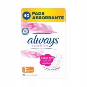    Always Ultra Sensitive Normal Plus (mărimea 1) Tampoane sanitare cu aripi, 40 buc