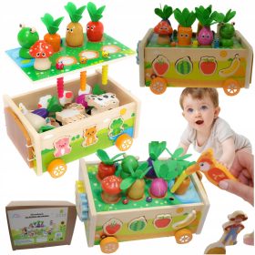    JOC DE LOGICĂ FERMA ÎMBĂȘTĂRI SORTER ANIMALE ȘI VIERMI MONTESSORI