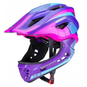    Casca de bicicleta Rocbkros, pentru copii, cu gura in sus, de protectie, pentru bicicleta, trotineta