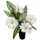  Decorarea mormântului cimitir compoziție flori artificiale