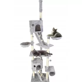    Stâlp de zgâriere de tavan, stâlp de zgâriere înalt, pat, stâlp de zgâriere, turn Pet HOBBY mai mare de 220 cm