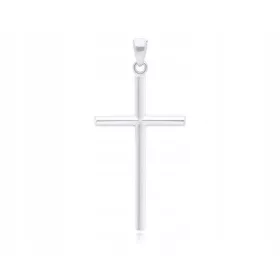  Cruce de argint bărbătească, cruce mare netedă, pr. 925