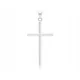  Cruce de argint bărbătească, cruce mare netedă, pr. 925