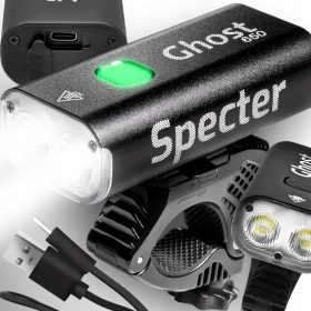    Iluminare biciclete Spectre Senzor de amurg baterie de 300 lm
