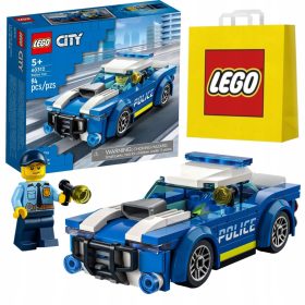  LEGO City 60312 Mașină de poliție + sac de hârtie LEGO
