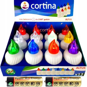   Set de 12 Încărcături LED Altus 2024 cu Baterii Incluse, Multicolor
