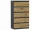  Comodă Mobene R-5 70 x 40 x 121 cm antracit mat