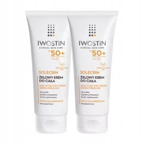   Set Iwostin Solecrin Crema Gel Corporală SPF 50+ pentru Piele Sensibilă, 3x200 ML