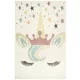  120x170 cm COVOR MOALE UNICORN ROZ CREMA