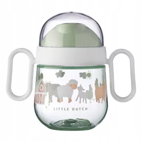    Cană anti-vărsare 200ml Mepal MIO Little Farm cu mânere, Little Dutch
