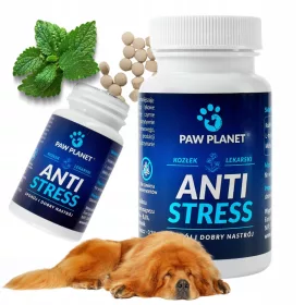    PAW PLANET TABLETE ANTISTRESS PENTRU CÂINI CALM balsam de lămâie cu valeriană