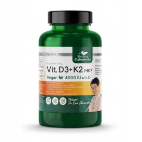   Supliment Vegan Vitamina D3 4000 IU + K2 MK7 Dr Ewa Dąbrowska - 60 Capsule