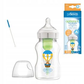    DR. BIBERON BROWN 330ML OPTIUNI+ CU suzeta IEPURE CU BALoane