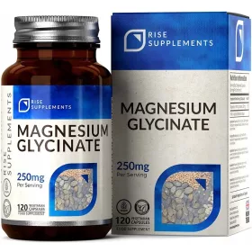   Glicinat de Magneziu, 120 Capsule de 250mg - Rise Supplements