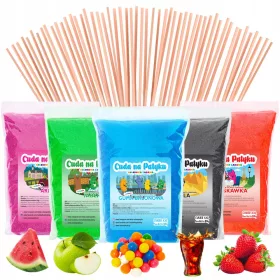    Dispozitiv de vată de zahăr Miracles on a Stick Bubble gum Zahăr de vată de zahăr 500g Doypack S albastru 1 W + 104 alte produse