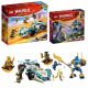  Mașina de curse Spinjitzu a dragonului LEGO Ninjago Zane 71791 + Set de luptă mecanică a lui Jay LEGO Ninjago 71805