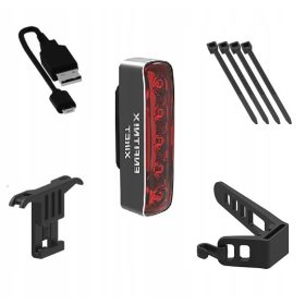    LAMPĂ biciclete XlitET Iluminare SPATE Senzor de frână USB (E104)