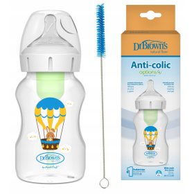 DR. BIBERON BROWN 330ML OPTIUNI+ CU suzeta IEPURE CU BALoane