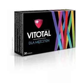   Vitotal pentru Bărbați - Complex de Vitamine și Minerale cu Extracte Naturale, 30 Tablete