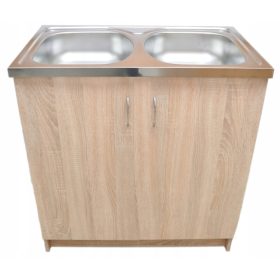  Dulap bucatarie sub chiuveta 50x80, stejar sonoma