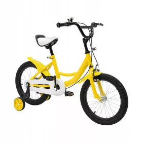    Bicicletă galbenă pentru copii de 16 inchi pentru copii de 5-8 ani