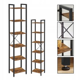    Raft industrial Top Art 40,22 cm x 188 cm x 30,12 cm nuante de maro