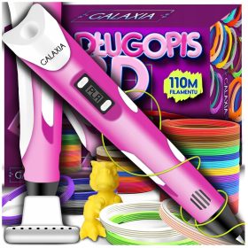    PEN 3D Pentru Copii Set PEN Imprimanta 3D + CARTUSE PLA CADOU 110 METRI