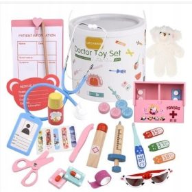  Set trusa de prim ajutor pentru medic dentist din lemn