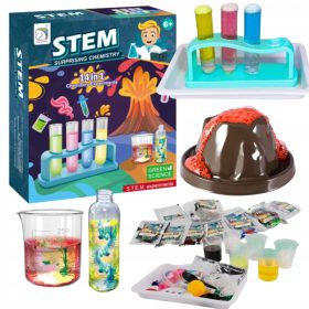    LITTLE EDUCATIONAL CHIMIST SET 14 EXPERIMENTE ȘTIINȚICE VOLCAN EXPLOZIV